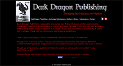 Desktop Screenshot of darkdragonpublishing.com