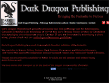 Tablet Screenshot of darkdragonpublishing.com